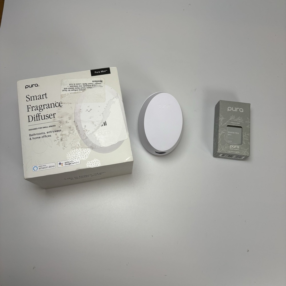 Pura Mini Smart Fragrance Diffuser White + White Tea No 1